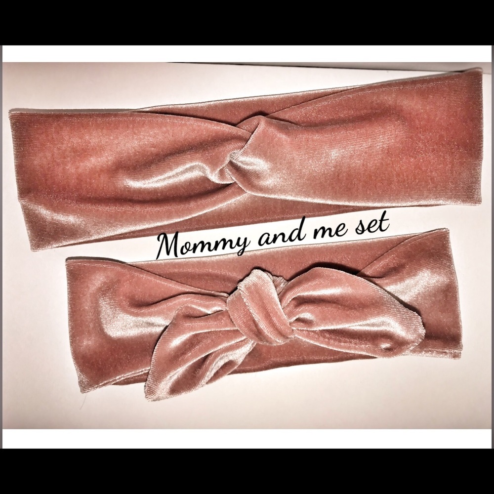 Mommy and me set fabric headbands